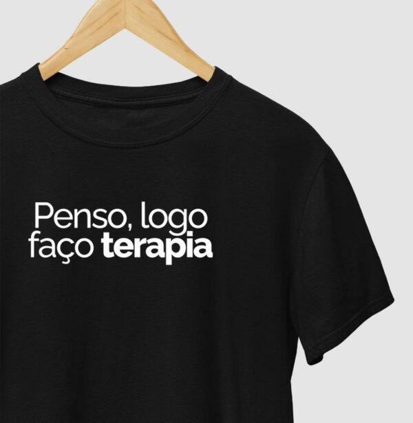 Camiseta Preta - Terapia